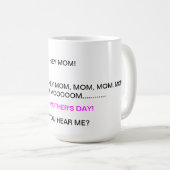 Tasse comique du jour de mère (Devant droit)