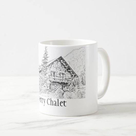 Tasse commémorative de chalet de Sperry (Devant droit)