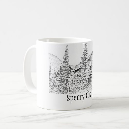 Tasse commémorative de chalet de Sperry (Devant gauche)