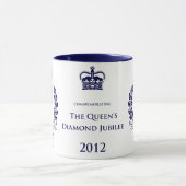 Tasse commémorative de jubilé de diamant (Centre)