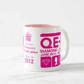 Tasse commémorative de jubilé de diamant (Devant droit)