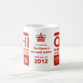 Tasse commémorative de jubilé de diamant (Centre)