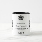 Tasse commémorative de jubilé de diamant (Centre)