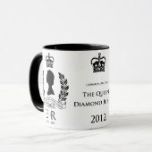 Tasse commémorative de jubilé de diamant (Devant gauche)