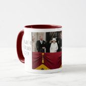 Tasse commémorative de jubilé de diamant de la (Devant gauche)