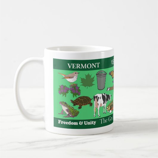 Tasse commémorative d'état du Vermont (Gauche)