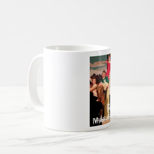 Tasse commémorative libre faite sur commande (Devant gauche)