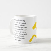 Tasse communiste de manifeste (Devant gauche)