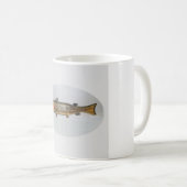 Tasse conçue avec un poisson comique (Devant droit)