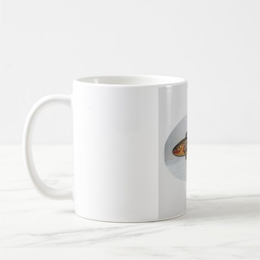 Tasse conçue avec un poisson comique (Gauche)