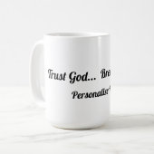 Tasse Confiance en Dieu (Devant gauche)