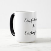 Tasse Confiance Est Contagieuse | Citation Inspira (Devant gauche)