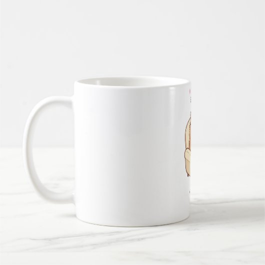Tasse confortable de Barbara Capybara lisant un li (Gauche)