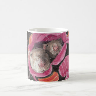 Tasse confortable de rats