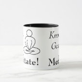 Tasse - connaissez Dieu, méditent (Centre)