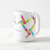 Tasse Connection Is Strength pour une cause (Devant droit)