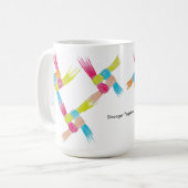 Tasse Connection Is Strength pour une cause (Devant gauche)