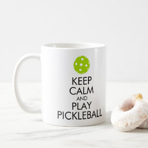 Tasse "CONSERVEZ de CALME ET de JEU PICKLEBALL"