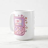 Tasse Console Portable Rétro Pastel Kawaii (Devant gauche)