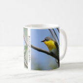 Tasse Conversation à poitrine jaune par BirdingCol (Devant droit)