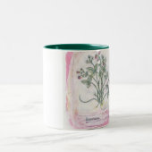 tasse - copie botanique de deux tons (Centre)