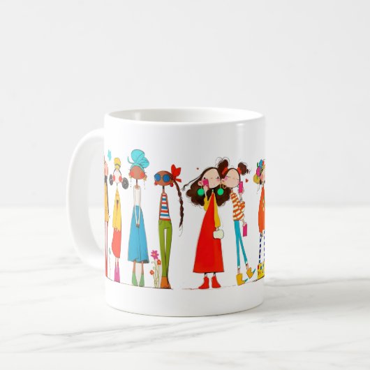 Tasse copines (Devant gauche)