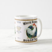 Tasse Coq Blanc Pois Sucrés (Devant droit)