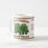 Tasse Coq Blanc Pois Sucrés (Devant gauche)