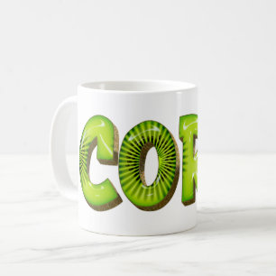 Tasse Cora nom style Kiwi tasse à thé tasse à café