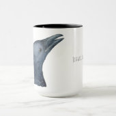 Tasse corbeau avec personnalisation (Centre)
