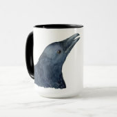 Tasse corbeau avec personnalisation (Devant gauche)