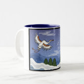 Tasse coréenne de grue de Noël (Devant gauche)