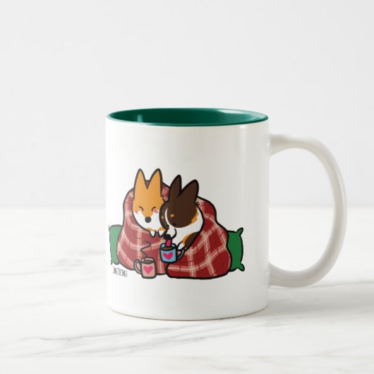 Tasse | CorgiThings de câlins de corgi (Droit)
