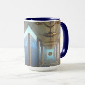 Tasse Corridor Vault Steampunk SciFi (Devant droit)