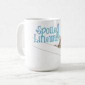 Tasse corrompue de Linewife {bleu/brun} (Devant gauche)