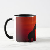 Tasse Coucher de soleil Girafe (Gauche)