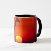Tasse Coucher de soleil Girafe (Devant droit)