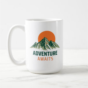 Tasse Coucher de soleil montagne