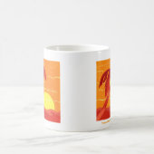 Tasse Coucher de soleil orange tropical (Centre)