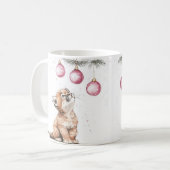 Tasse cougar en céramique mate 11oz (Devant gauche)