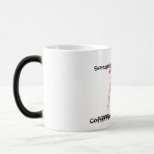 Tasse Couleur-Changeante criarde de "café" de (Gauche)