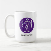 Tasse - Couleur du zodiaque pour Sagittaire (Gauche)