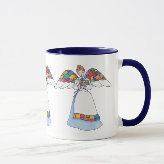Tasse Country Angel (Bleu) (Droite)