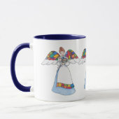 Tasse Country Angel (Bleu) (Gauche)