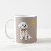 Tasse « Couple maltais » (Gauche)