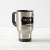 Tasse courageuse de voyage de filles (Devant gauche)