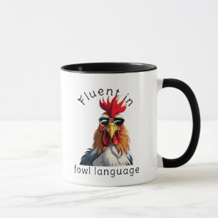 Tasse Courant en Langage Aviaire - Cadeau Puni de