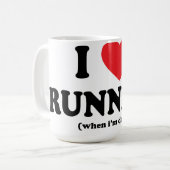 tasse courante d'amour drôle d'I (Devant gauche)