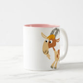 Tasse courante de chèvre de bande dessinée (Devant droit)