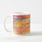 Tasse courante de girafes (Gauche)